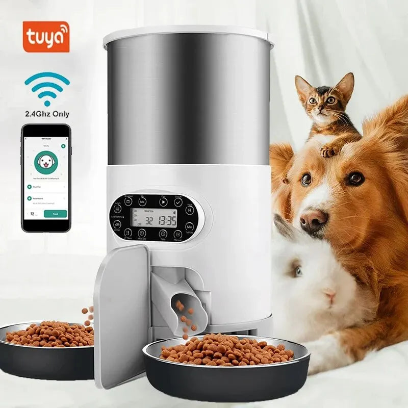 Smart App Automatic Dog and Cat Pet Feeder