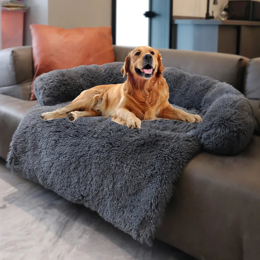 Plush Pet Dog Bed Sofa