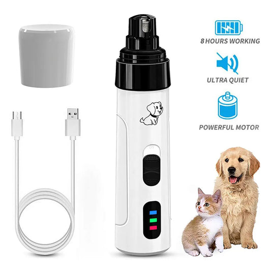 Quiet Rechargeable New Electric Nail Clippers for Cats and Dogs