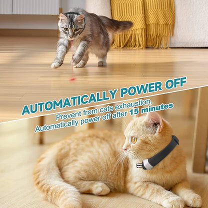 Electric Smart Cat Laser Collar Interactive Toy