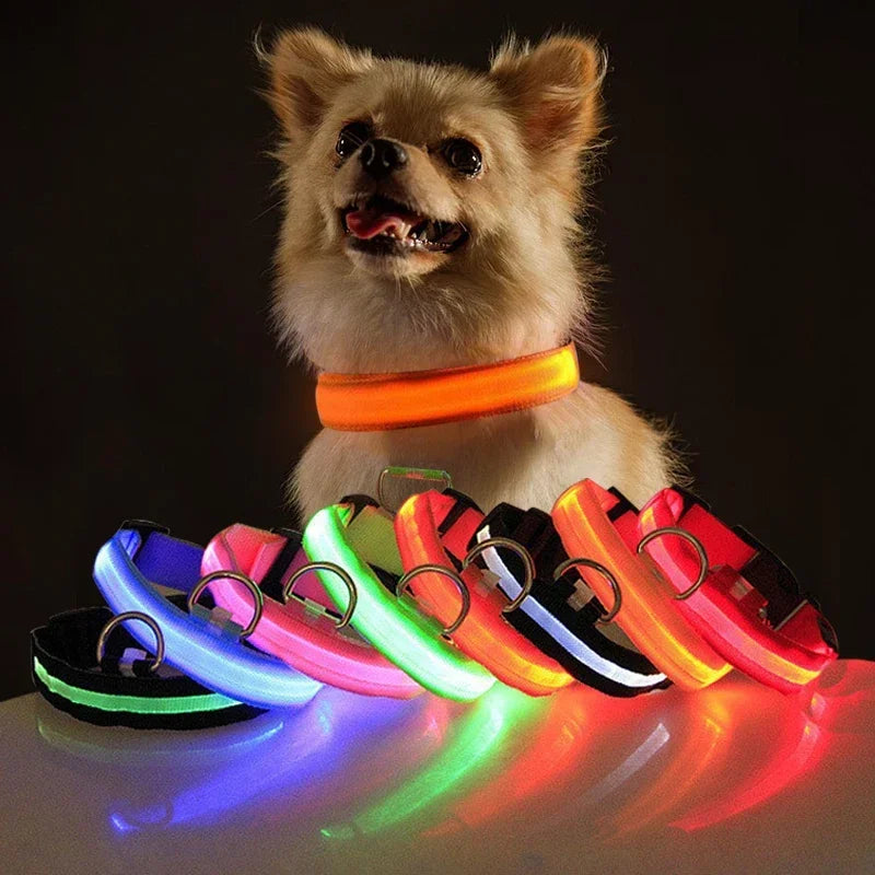 LED Safety Night Light Flashing Dog Collar