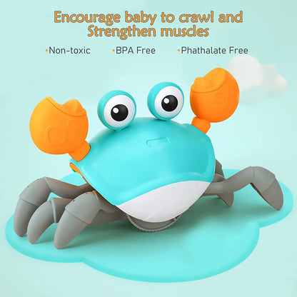 Crab Auto-sensing Function Electronic Pet with Music and Light