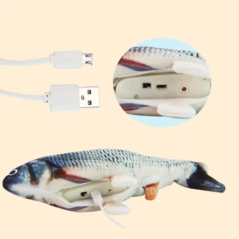 Electric Floppy Simulation Fish Toy
